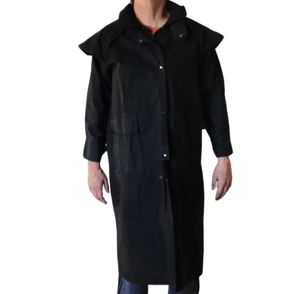 Original Australian Stockman Oil Coat Ranch coat cosplay period play - Picture 3 of 16